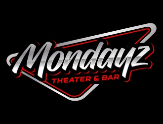 Mondays Theater & Bar logo design by jaize