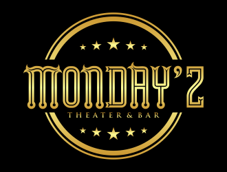 Mondays Theater & Bar logo design by rykos