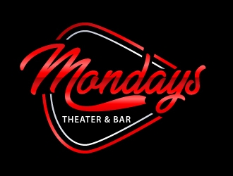 Mondays Theater & Bar logo design by harshikagraphics