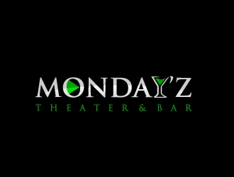 Mondays Theater & Bar logo design by samuraiXcreations