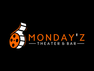 Mondays Theater & Bar logo design by ubai popi