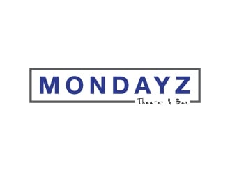 Mondays Theater & Bar logo design by pambudi