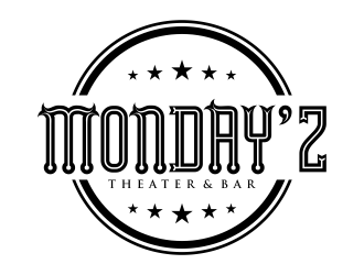 Mondays Theater & Bar logo design by rykos