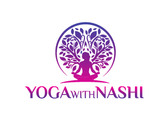 Yoga with Nashi logo design by THOR_