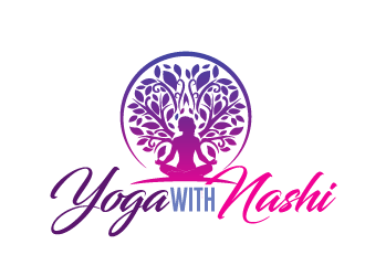 Yoga with Nashi logo design by THOR_