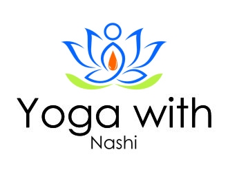Yoga with Nashi logo design by jetzu