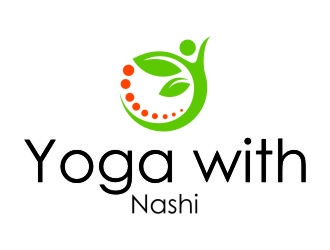 Yoga with Nashi logo design by jetzu