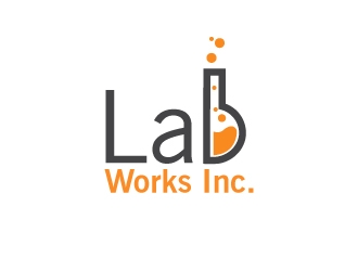 Lab Works Inc. logo design by harshikagraphics