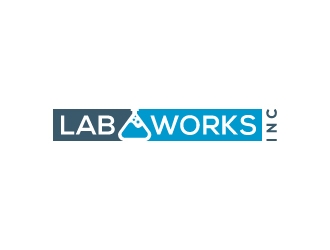 Lab Works Inc. logo design by Janee