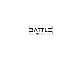 BATTLE MILES logo design by EkoBooM