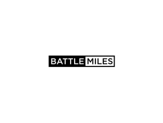 BATTLE MILES logo design by EkoBooM