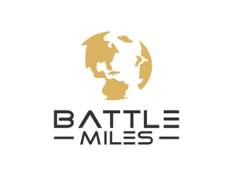 BATTLE MILES logo design by BlessedArt