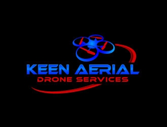 Keen Aerial Drone Services logo design by uttam