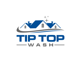 Tip Top Wash logo design by RIANW