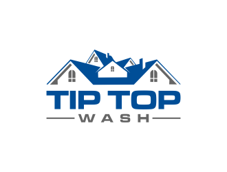 Tip Top Wash logo design by RIANW