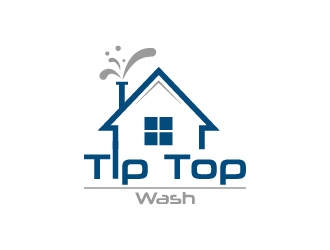 Tip Top Wash logo design by wongndeso
