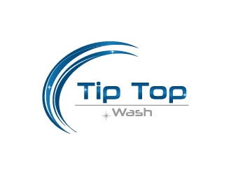 Tip Top Wash logo design by wongndeso