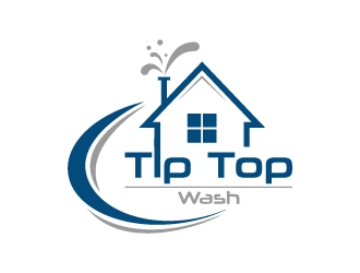 Tip Top Wash logo design by wongndeso