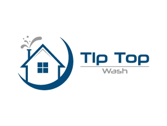 Tip Top Wash logo design by wongndeso
