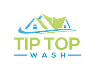 Tip Top Wash logo design by RIANW