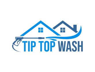 Tip Top Wash logo design by cintoko
