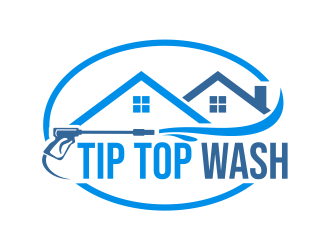 Tip Top Wash logo design by cintoko