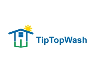 Tip Top Wash logo design by cenit