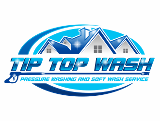 Tip Top Wash logo design by jm77788