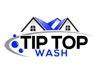 Tip Top Wash logo design by Sorjen