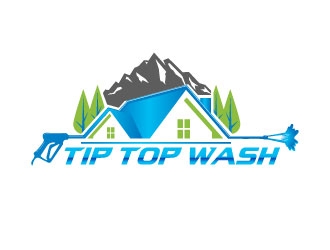 Tip Top Wash logo design by AYATA