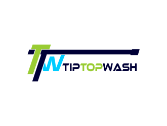 Tip Top Wash logo design by Dhieko