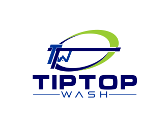 Tip Top Wash logo design by Dhieko