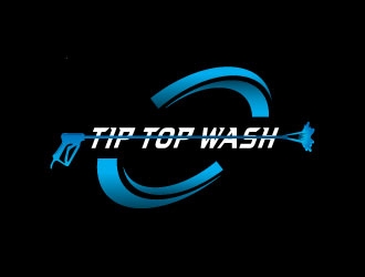 Tip Top Wash logo design by AYATA