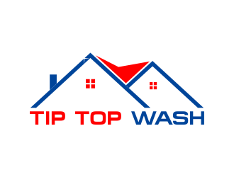 Tip Top Wash logo design by MUNAROH