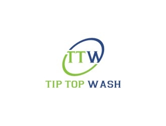 Tip Top Wash logo design by bricton