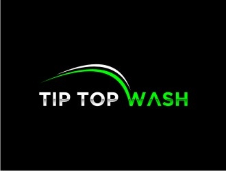 Tip Top Wash logo design by bricton