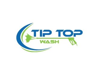 Tip Top Wash logo design by wongndeso