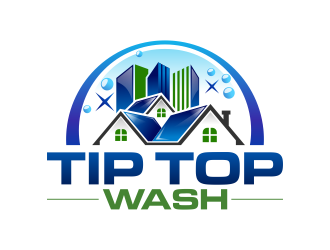 Tip Top Wash logo design by ingepro