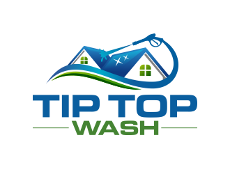 Tip Top Wash logo design by ingepro