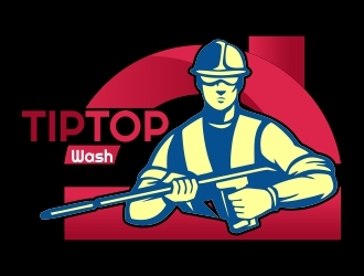 Tip Top Wash logo design by mngovani
