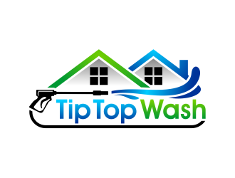 Tip Top Wash logo design by cintoko
