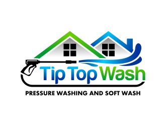 Tip Top Wash logo design by cintoko