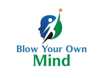 Blow Your Own Mind logo design by harshikagraphics