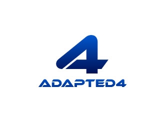 Adapted4 logo design by uttam
