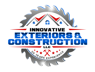 Innovative Exteriors & Construction LLC logo design by BeDesign
