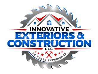 Innovative Exteriors & Construction LLC logo design by BeDesign