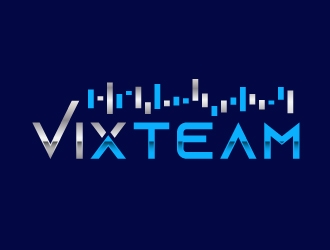 VIX TEAM logo design by akilis13