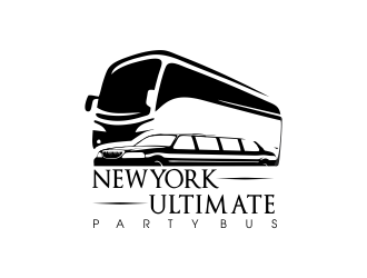 NEW YORK ULTIMATE PARTY BUS  logo design by JessicaLopes