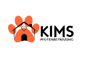 Kims Pfotenbetreuung logo design by BeDesign