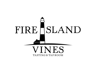 FIRE ISLAND VINES & TASTING ROOM logo design by dibyo
